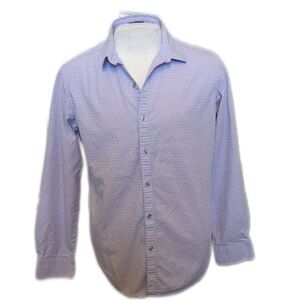 Marc Anthony men's slim fit lavender button down dress shirt, L